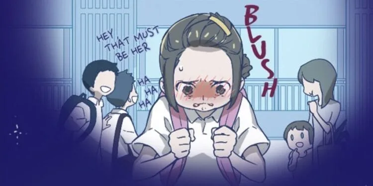 Frustrated Aru Kim Going to School
