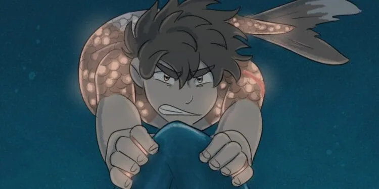 Castle Swimmer Kappa trying to flee