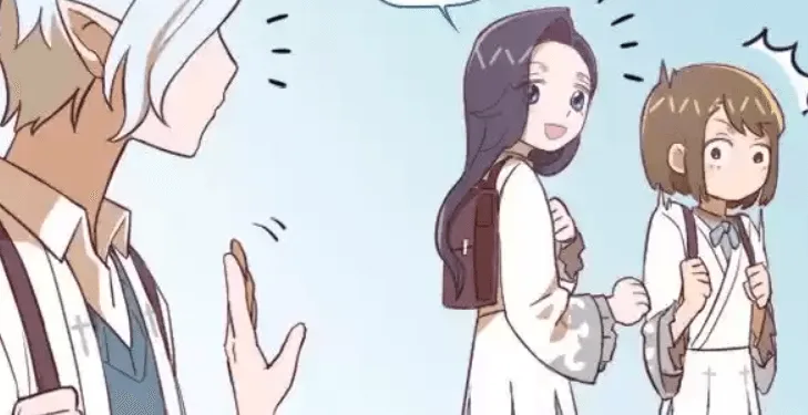 Aru, Mook and Sehui talking in Refund High School Chapter 105