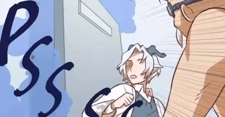 Refund High School Chapter 115: Mook and Mr. San near the control room