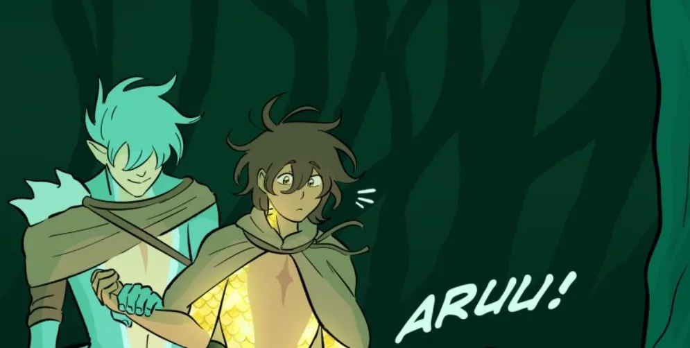 Kappa and Prince Siren in Castle Swimmer Season 3