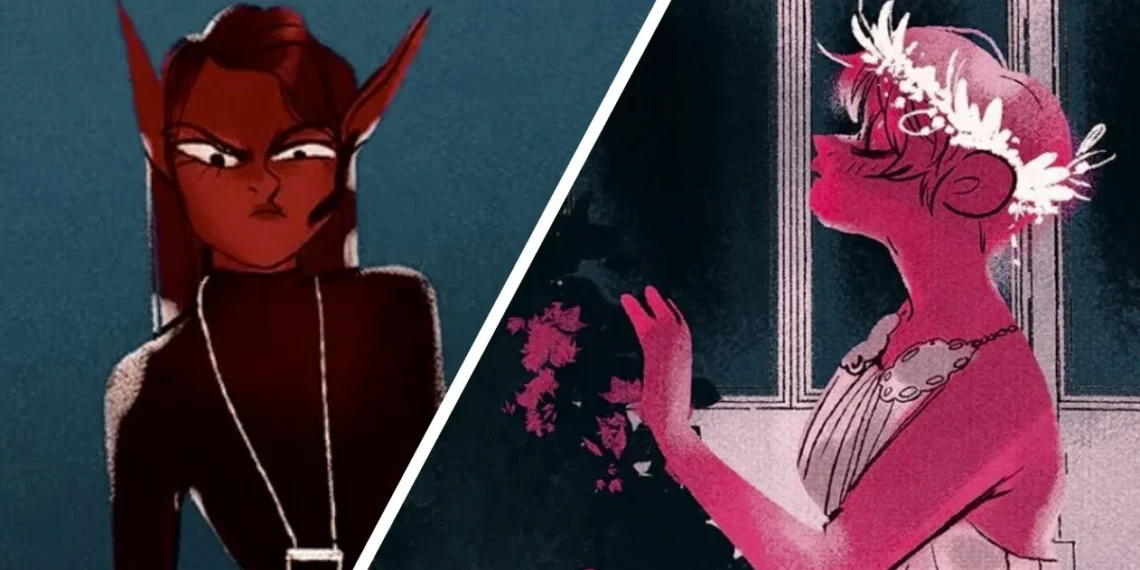Lore Olympus Webtoon Persephone and Minthe