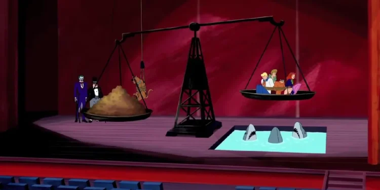 Batman's Strangest Cases: Joker holding Mystery Inc. hostage