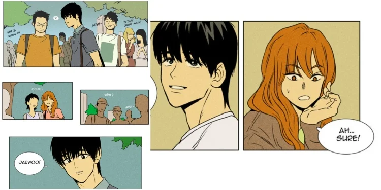 Popular Manhwa Couple from Cheese on the trap