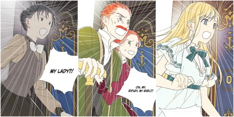 Sylvia, Ripley's Parents, and Etoile in The First Night With the Duke Chapter 73-79