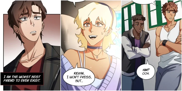 Characters of Love Bites Webtoon