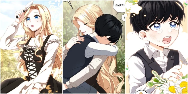 Ellie and Deluan in Raising the Second Male Lead's Son Chapter 1-4