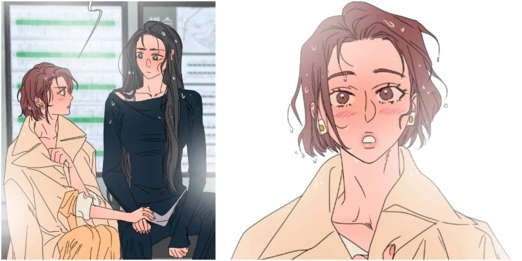 Hanbyeol and Chanmi in Unnie I Like You Chapter 50