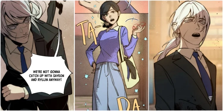 Min and Sayeon in Hand Jumper Chapter 93