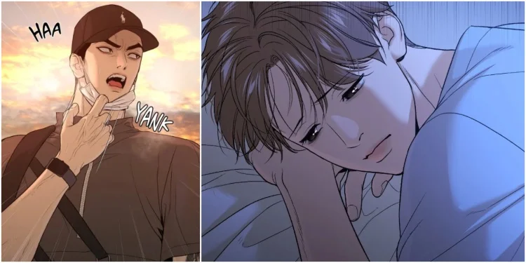Kim Dan and Jaekyung in Jinx Chapter 56