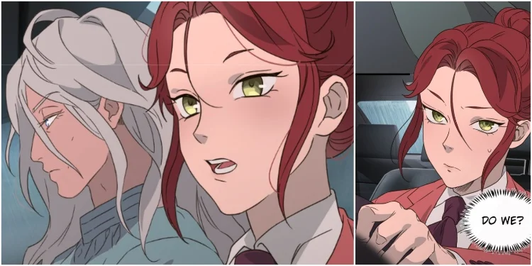 Eva Angelini and Davina in The Mafia Nanny Chapter 95