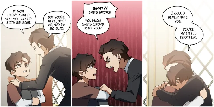 Young Cedric and Kieran