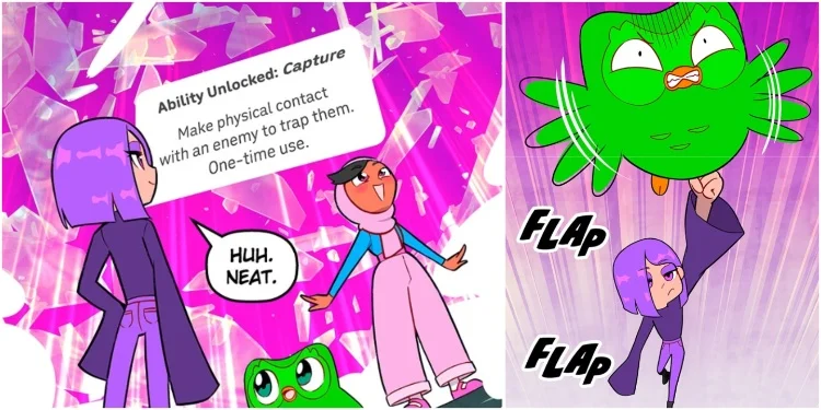 Lily, Zari, and Duo in Duo Leveling Chapter 3