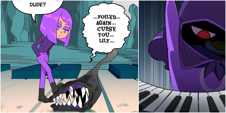 Lily and Hoodie Villain in Duo Leveling Chapter 3